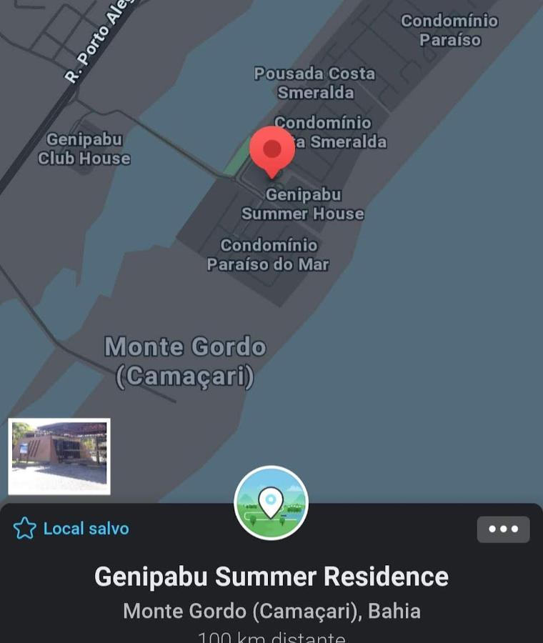 Apartamento Em Guarajuba 200M Da Praia Camacari Ngoại thất bức ảnh